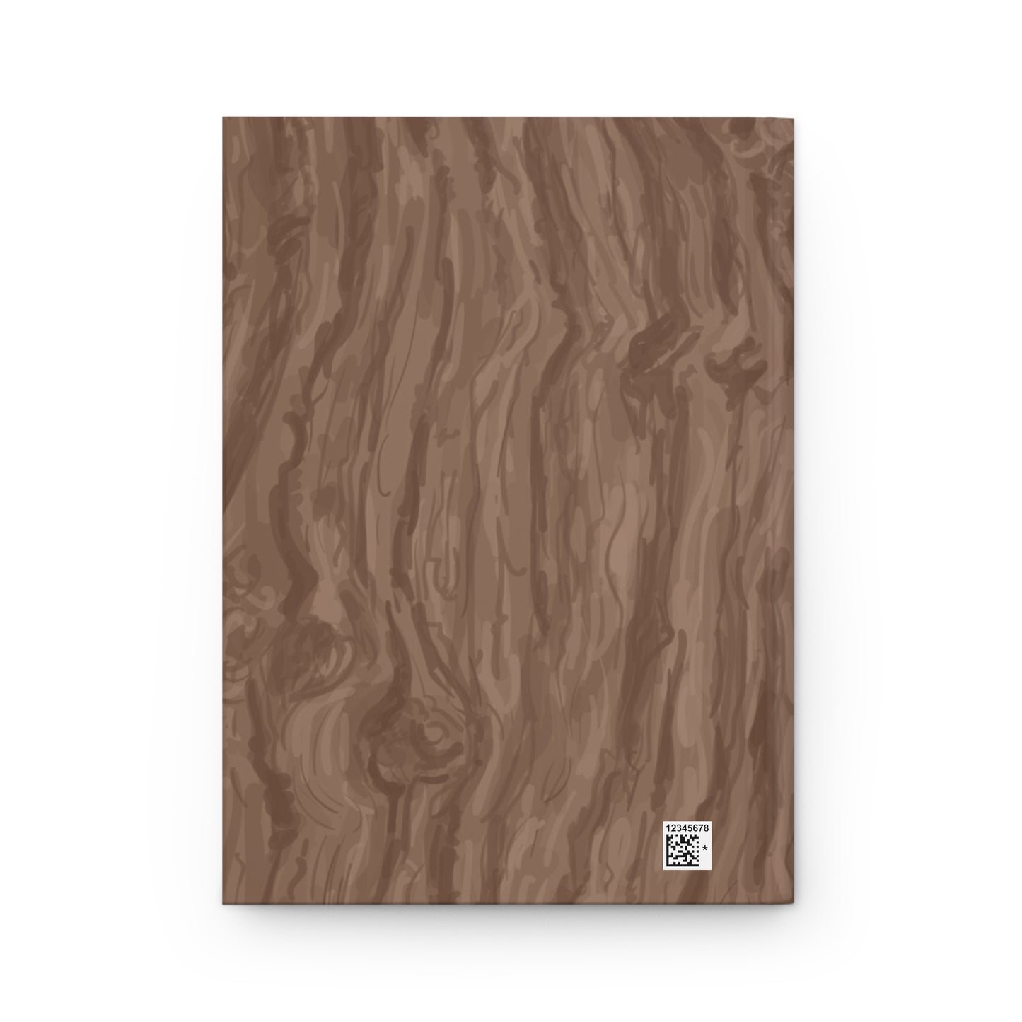 Divine Arts Hardcover Journal Notebook Matte Laminate Coating Ruled Line Wraparound Art - Core Memories Outdoors Nature With Mushroom Mandolin Serenade on Sunny Rainbow Day by Orange Striped Tabby Cat and Book Tea Picnic Setting Amidst Glowing Lake