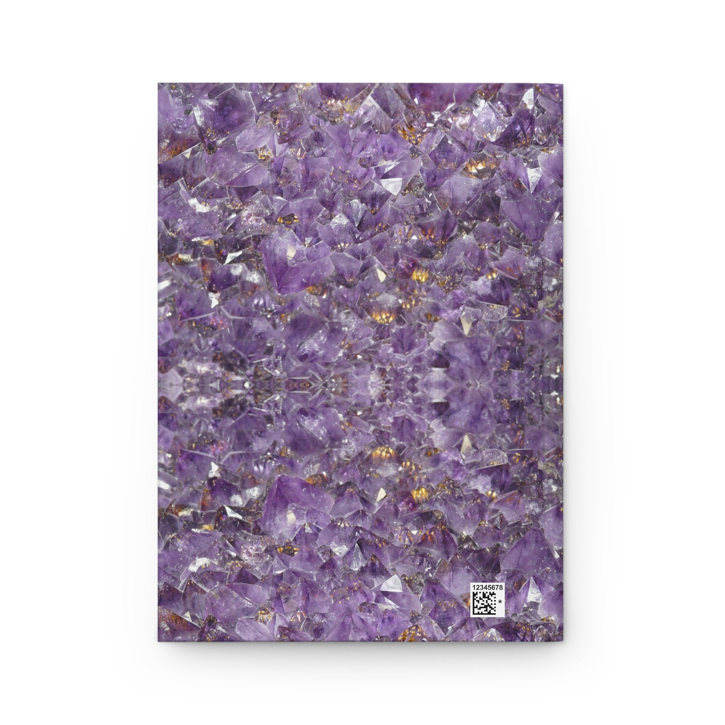 Divine Arts Hardcover Matte Laminate Coating Ruled Line Psychedelic Fantasy Galaxy Space Art Akashic Records Hall of Records Universal Comsic Library of Consciousness Front Cover and Amethyst Crystal Design Back Cover Journal Stationery Notebook