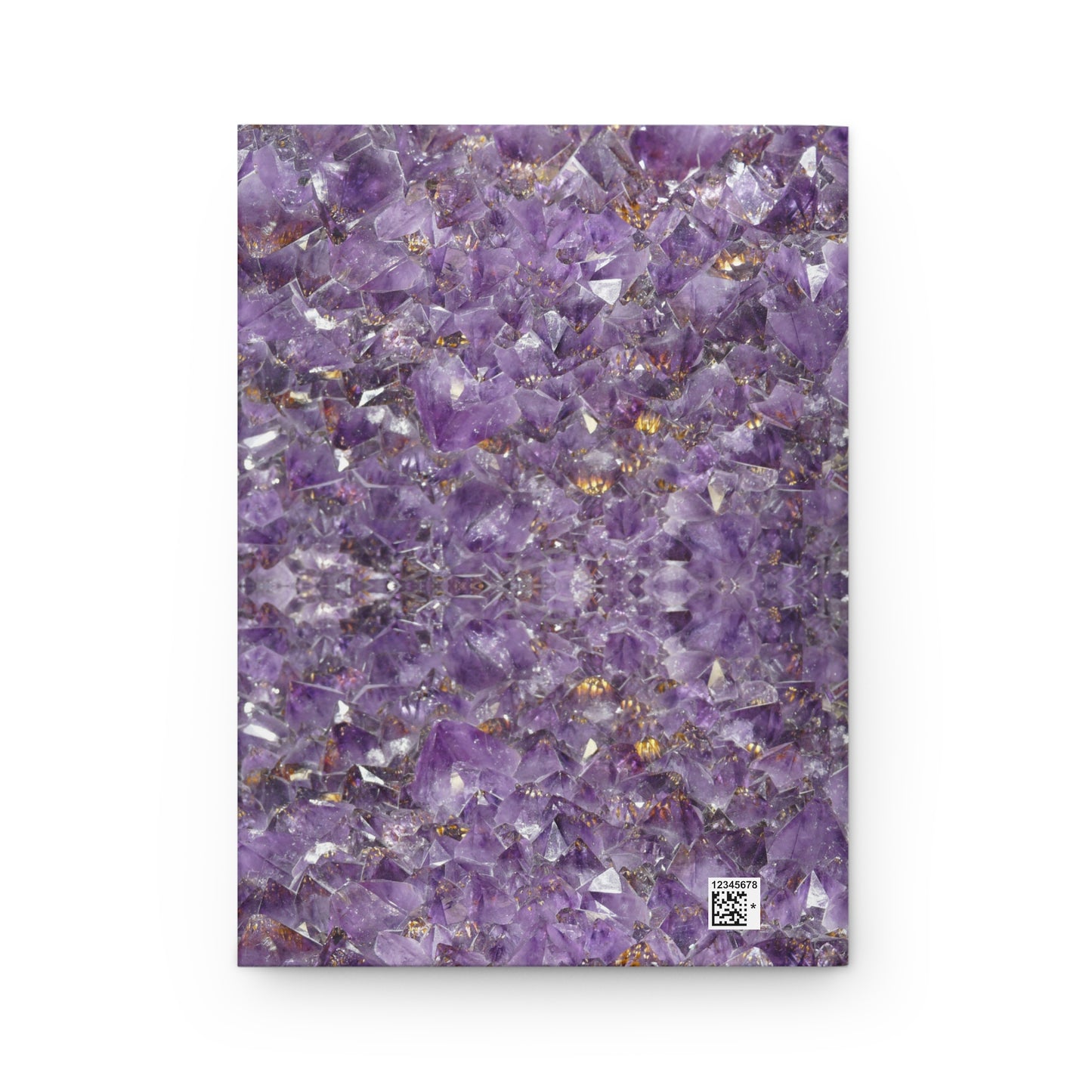 Divine Arts Hardcover Matte Laminate Coating Ruled Line Psychedelic Fantasy Galaxy Space Art Akashic Records Hall of Records Universal Comsic Library of Consciousness Front Cover and Amethyst Crystal Design Back Cover Journal Stationery Notebook