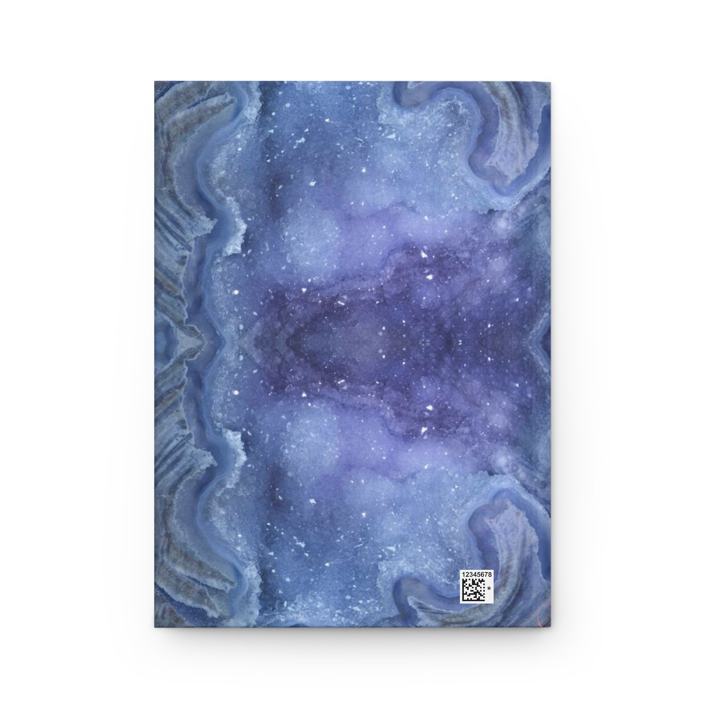 Divine Arts Hardcover Matte Laminate Coating Ruled Line Fantasy Violet Pink & Purple Divine Feminine Hands Levitating a Electrically Charged Crystal on a Pink Lotus with Gal Riding on a Space Swing Inside Manifestation Journal Stationery Notebook