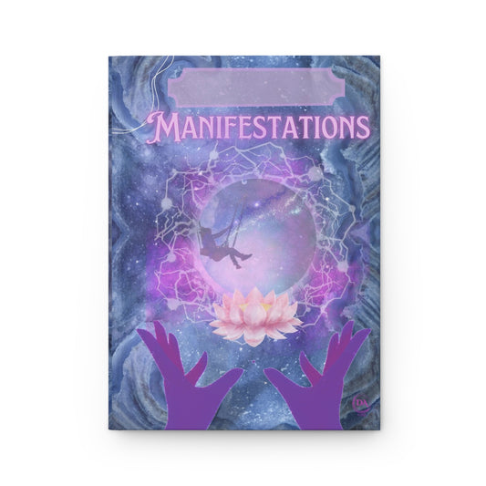 Manifestations Hardcover Journal — Guided Spiritual Manifesting Notebook by Divine Arts